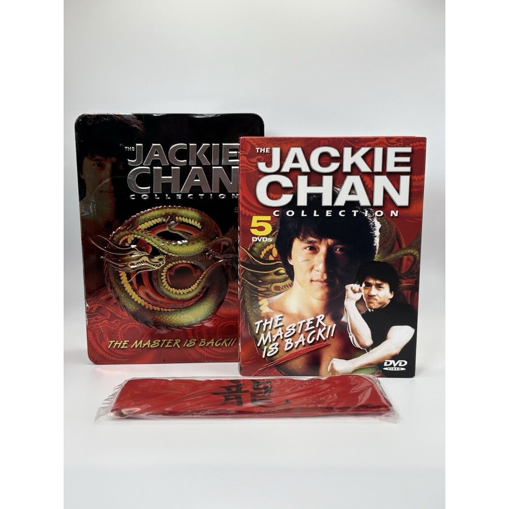 The Jackie Chan Collection 5-DVD Steelbook Tin Collector’s Edition w/ Headband